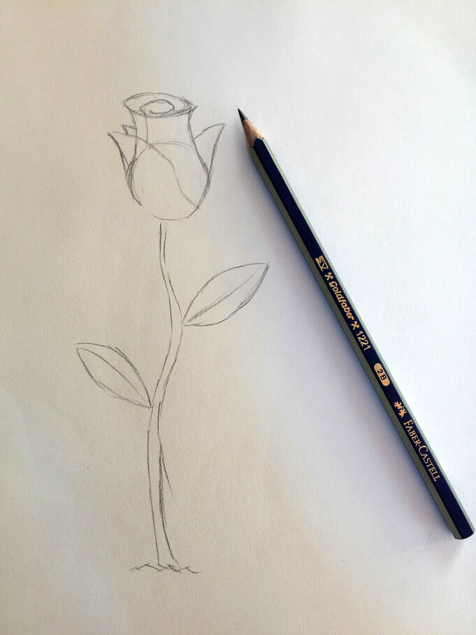Come Disegnare Una Rosa